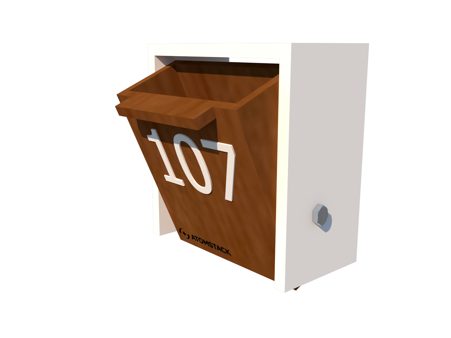 Mailbox / Postbox + House Number - AtomStack Challenge