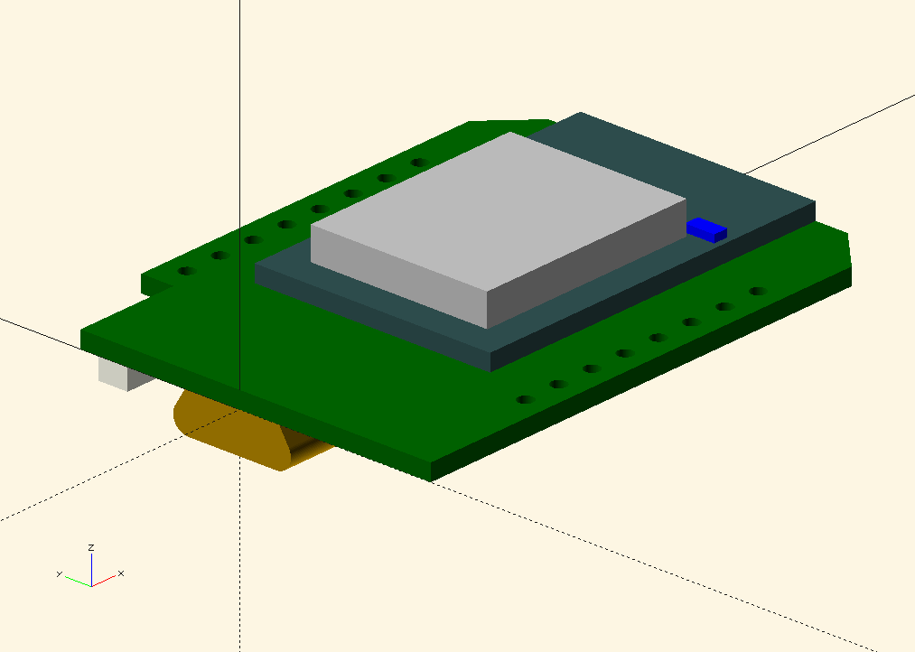 Wemos D1 Mini ESP8266 (Clone) board model for fitting