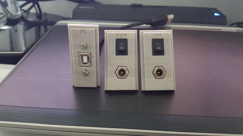 Power / usb / switch holders