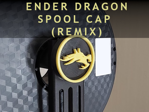 Ender Dragon Spool Hex Nut Cap (Remix)