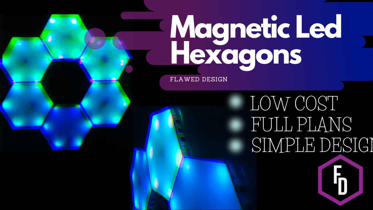 Magnetic LED Hexagons