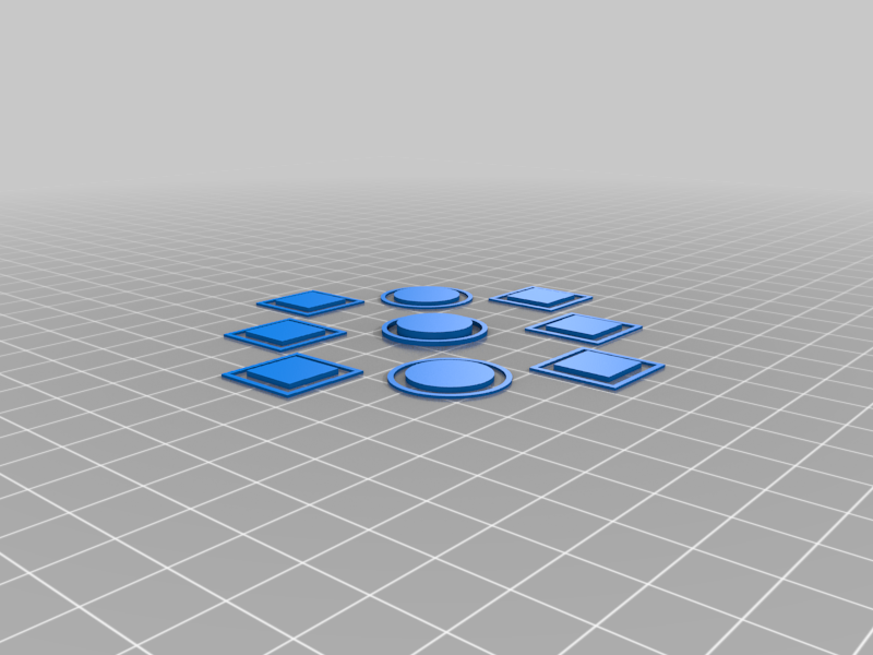Monoprice Mini Delta Bed Leveling Test Print