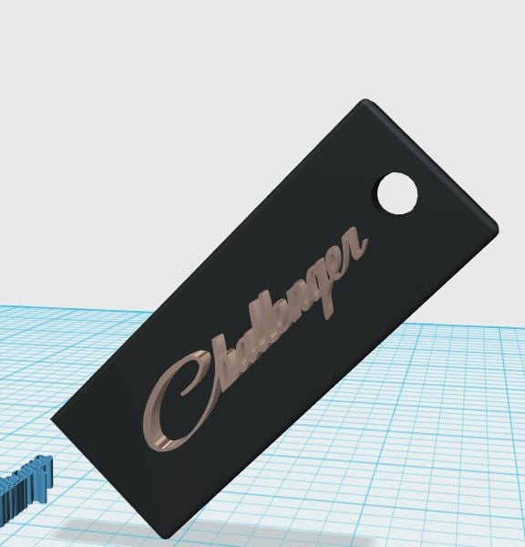 Dodge Challenger Keychain