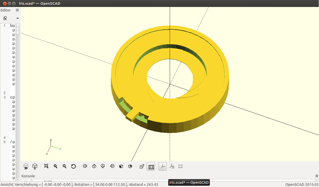 fully printable Stargate inspired Iris