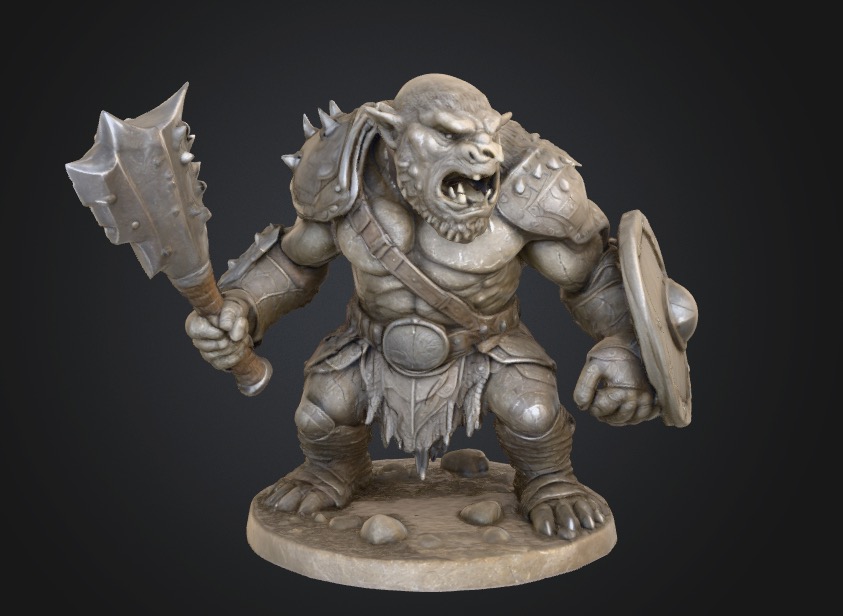 Orc Sentinel - Dungeons and Dragons Original