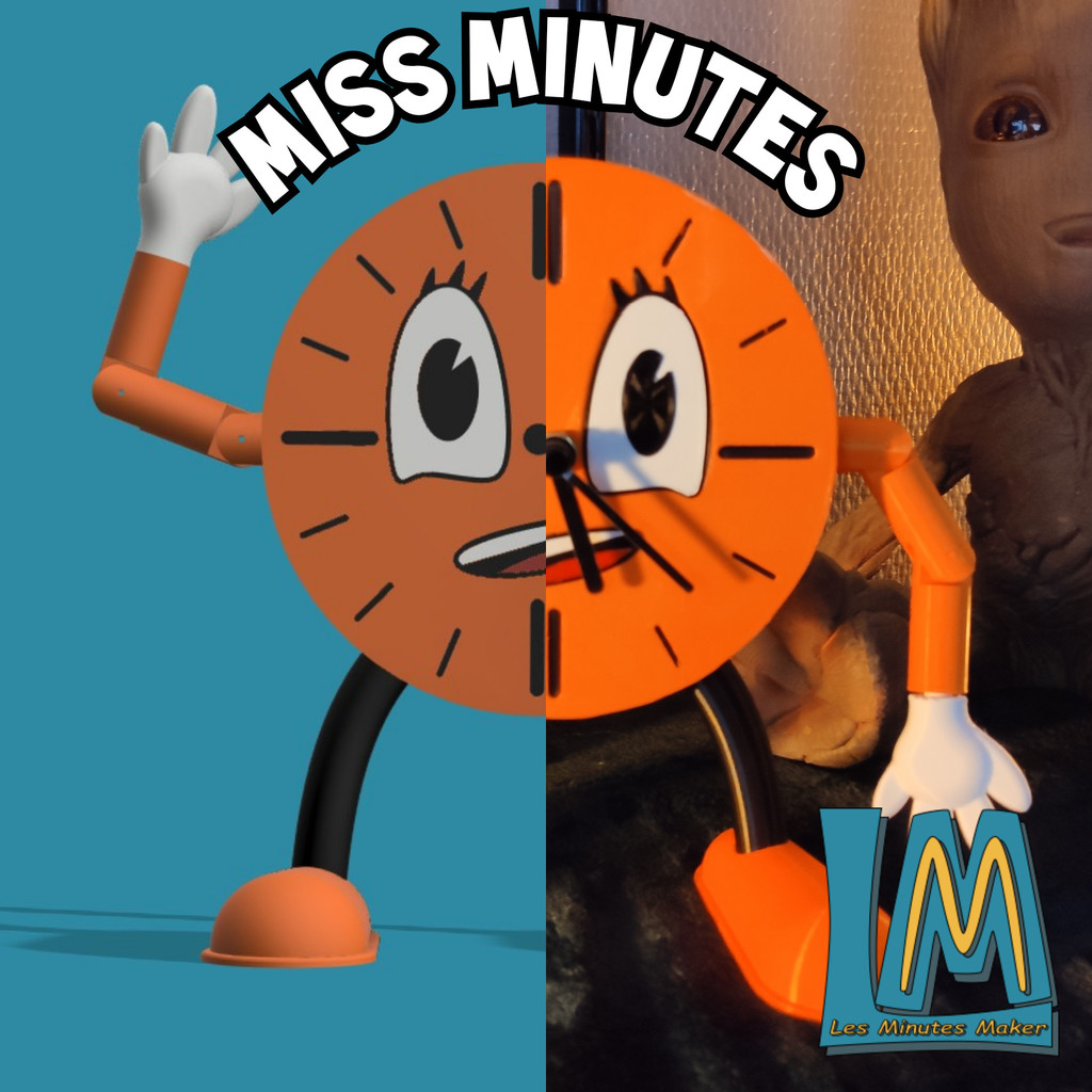 Miss Minutes clock from Loki