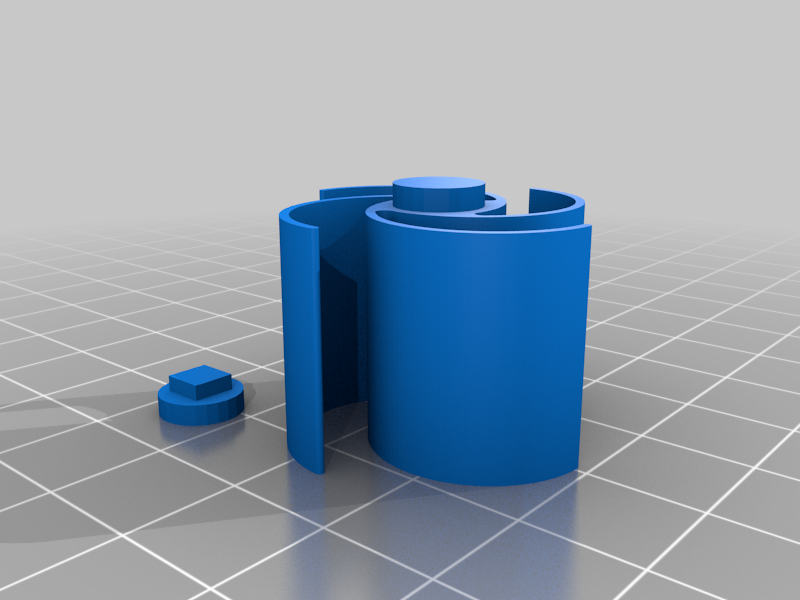 Spring center part for modular wire spool holder by Sisul