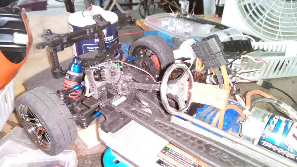 Steering assembly for RC cars m3
