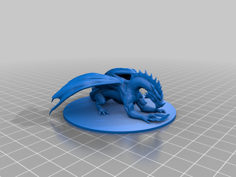 Red Dragon Reading a Book