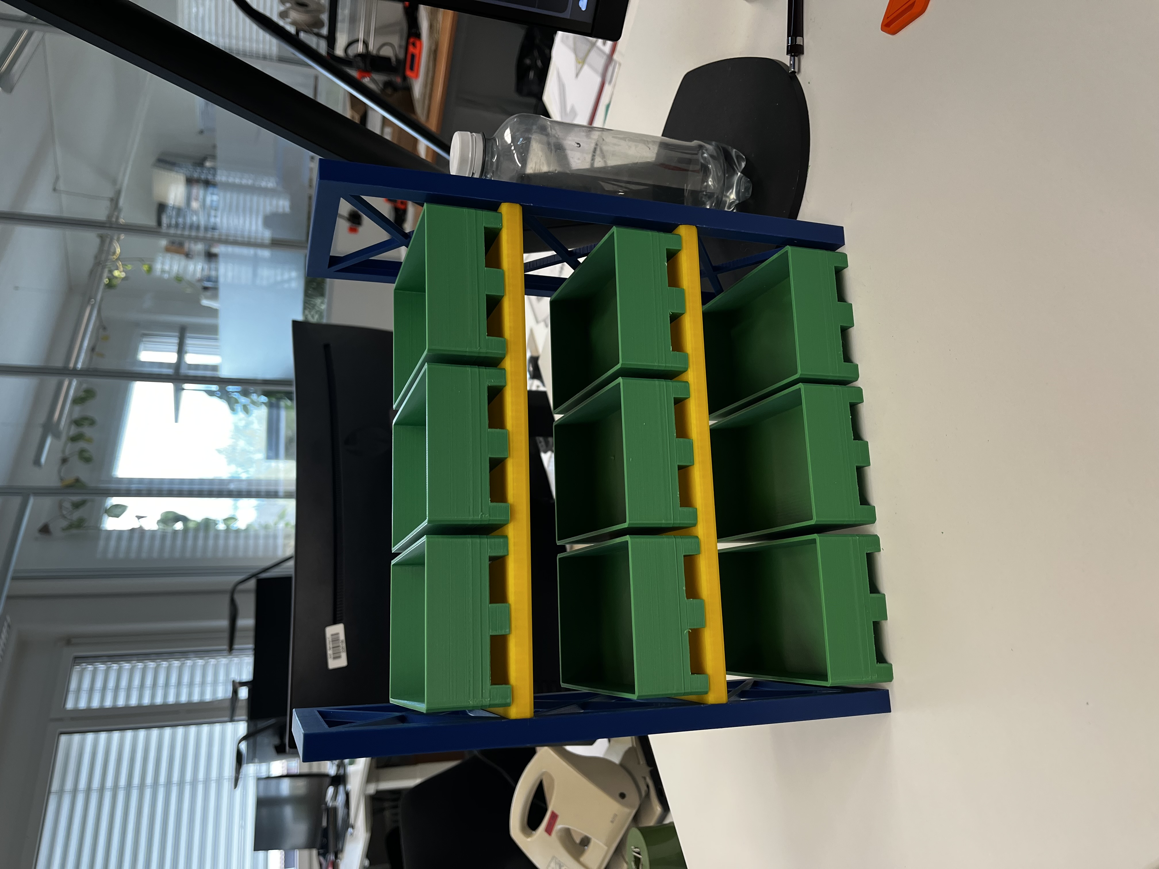 1:10 Scale Pallet Shelving – Sturdy Miniature Warehouse Organizer