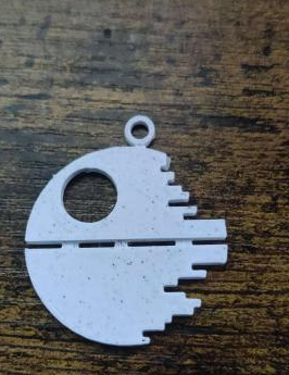 Deathstar keychain/necklace