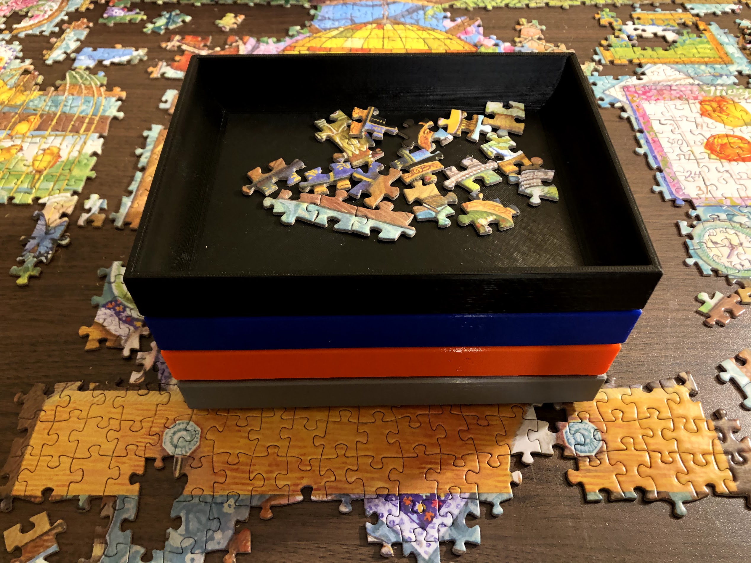 Stacking Puzzle Tray