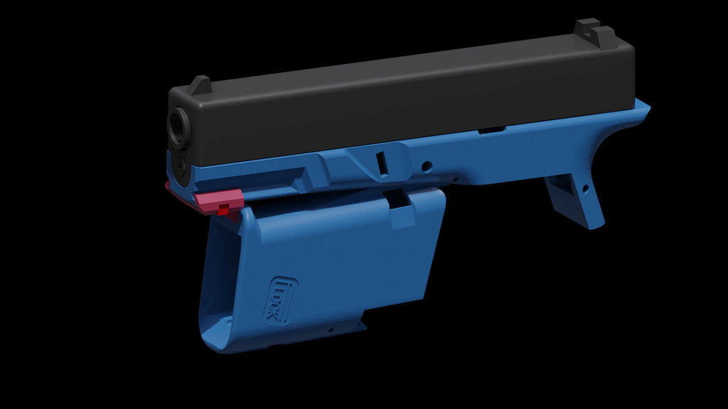 FLOCK Airsoft Folding Glock 19 Frame (WE g19 gen3)