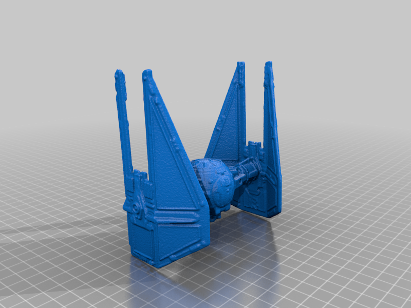 Star wars tie interceptor（generated by revopoint POP 2）