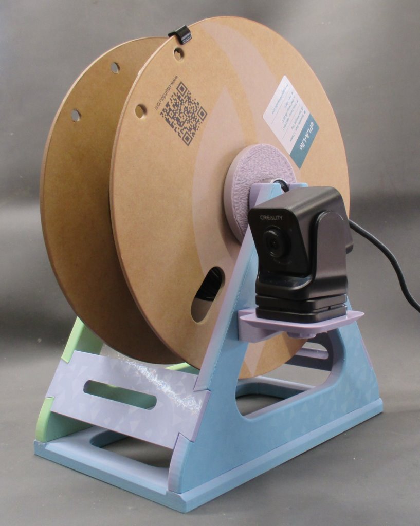 Filament Spool Holder with Ball Bearing Spindle and Adjustable Spool Tension