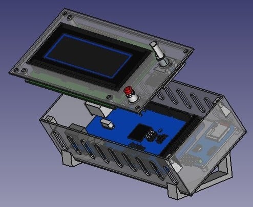 Box for offline controller electronics for CNC