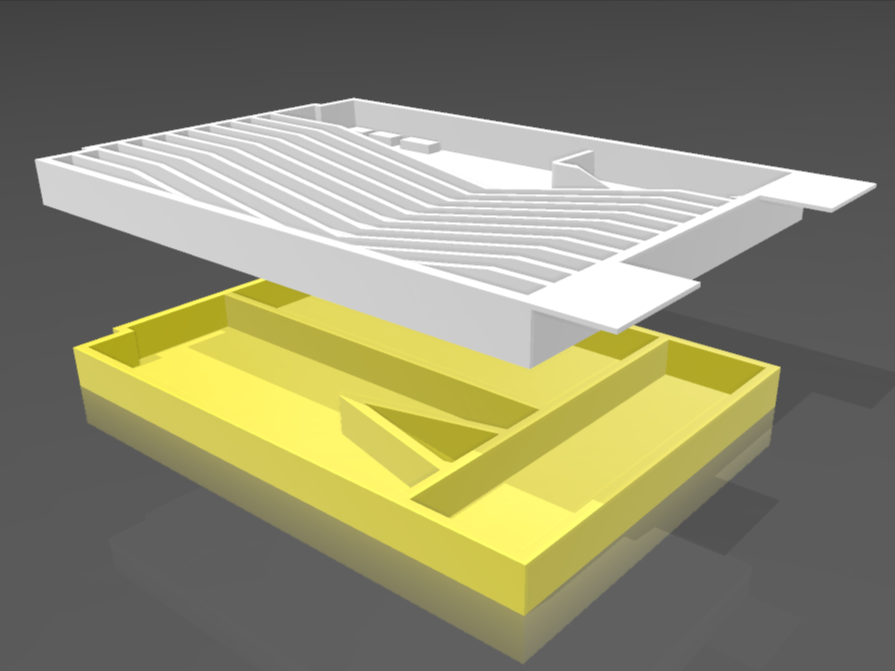 ENDER 3 S1 - 3D printer drawer floor compartment