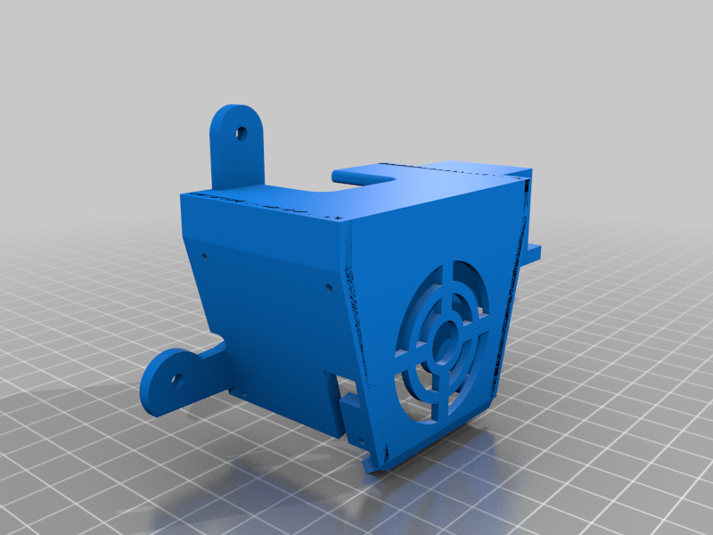 Ender 3 Max Fan Shroud with BL Touch Mount with Micro Swiss Direct Drive Extruder and Hot End