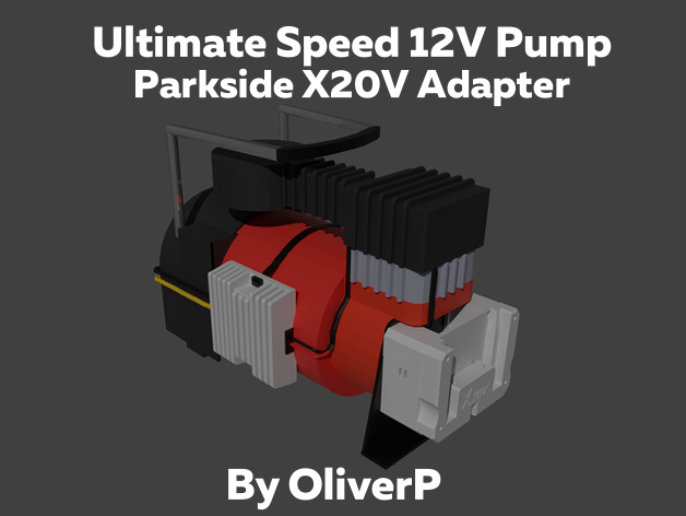 Ultimate Speed 12V Pump - Parkside X20V Battery Adapter