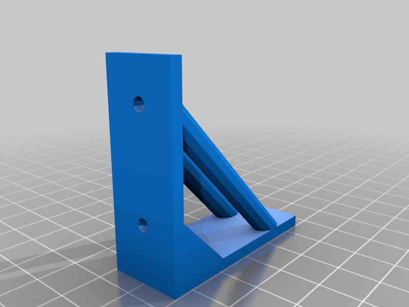 L (Corner) Bracket with Neat Supports