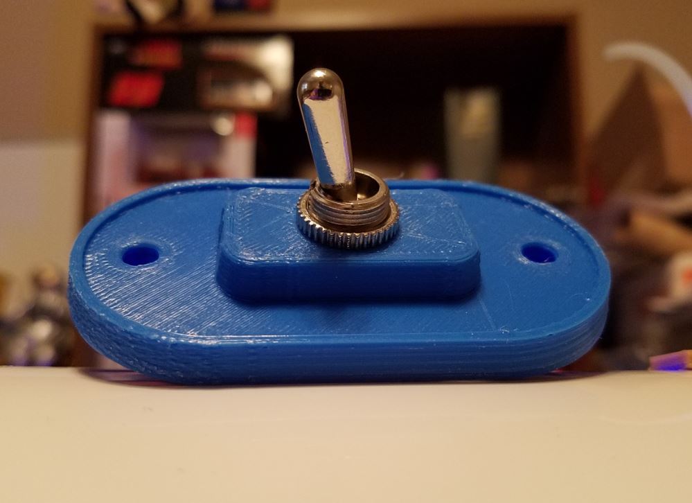 Toggle Switch Mounting Plate