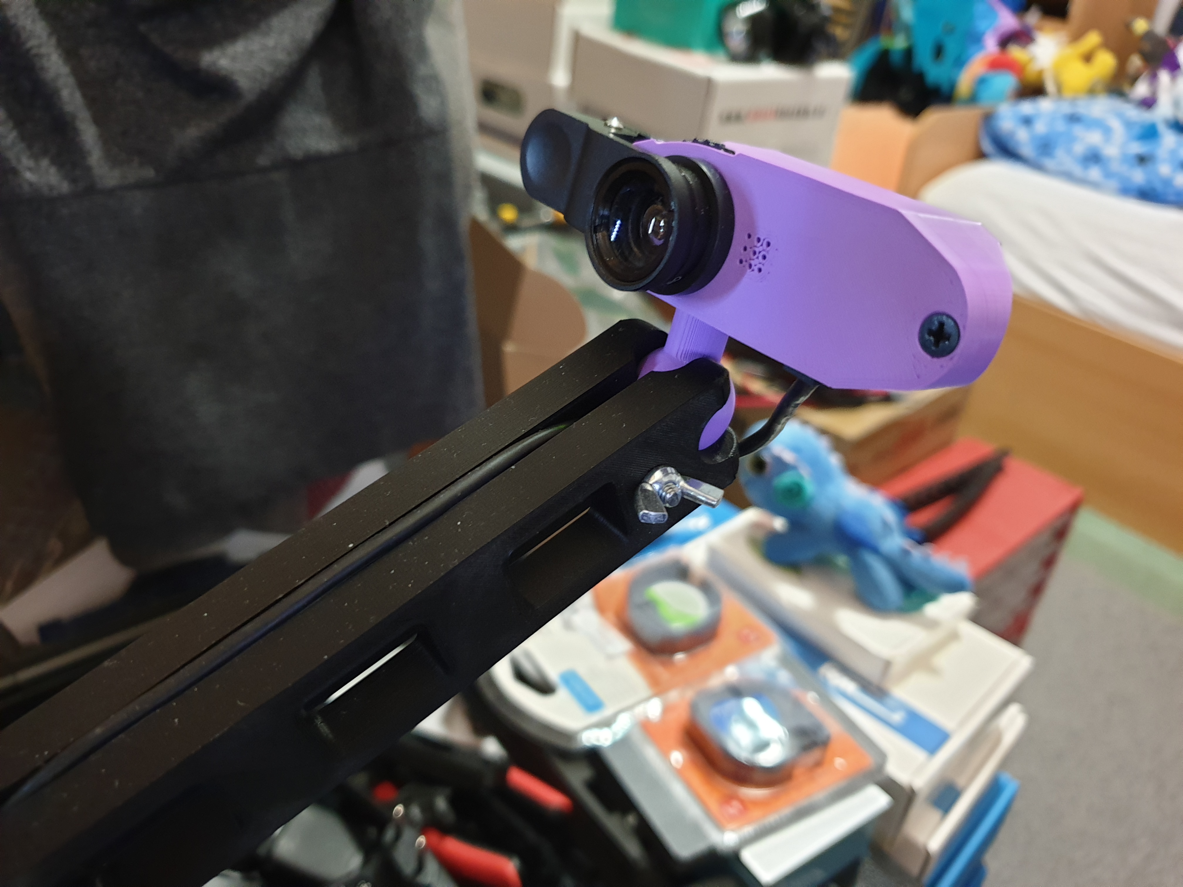 Custom Logitech C270 Lens Case, Mount & Stand