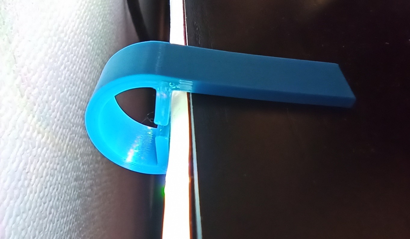 Remidex Table Wire Clip - parametrized stopper length