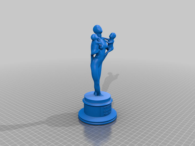 Mother's Day Trophy (Oscar like)