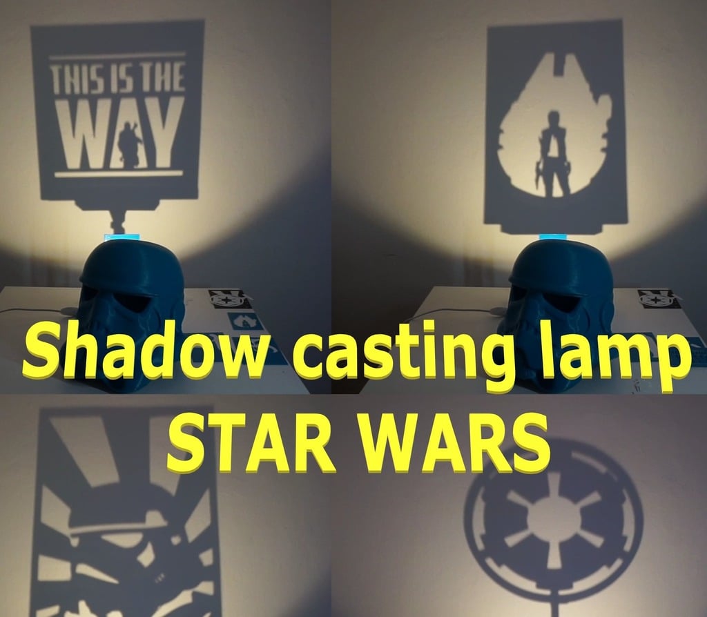 Stencil for Shadow casting lamp