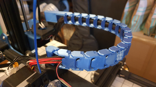 CR10-V3 Cable Chain with Printer Connectors