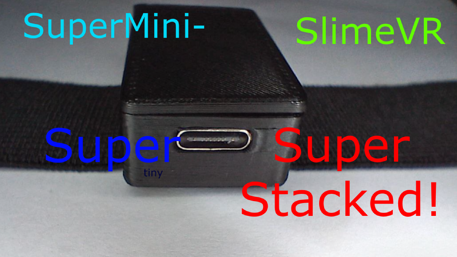 nRF Supermini+ICM-45686 | Smol Slime - SlimeVR Case | No pcb!