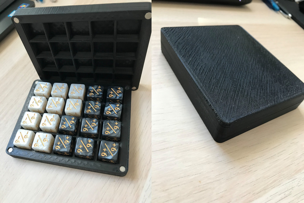 magnetic dice box