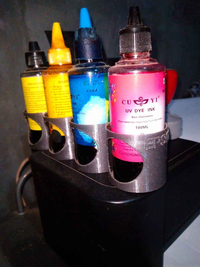 spare ink bottle organizer