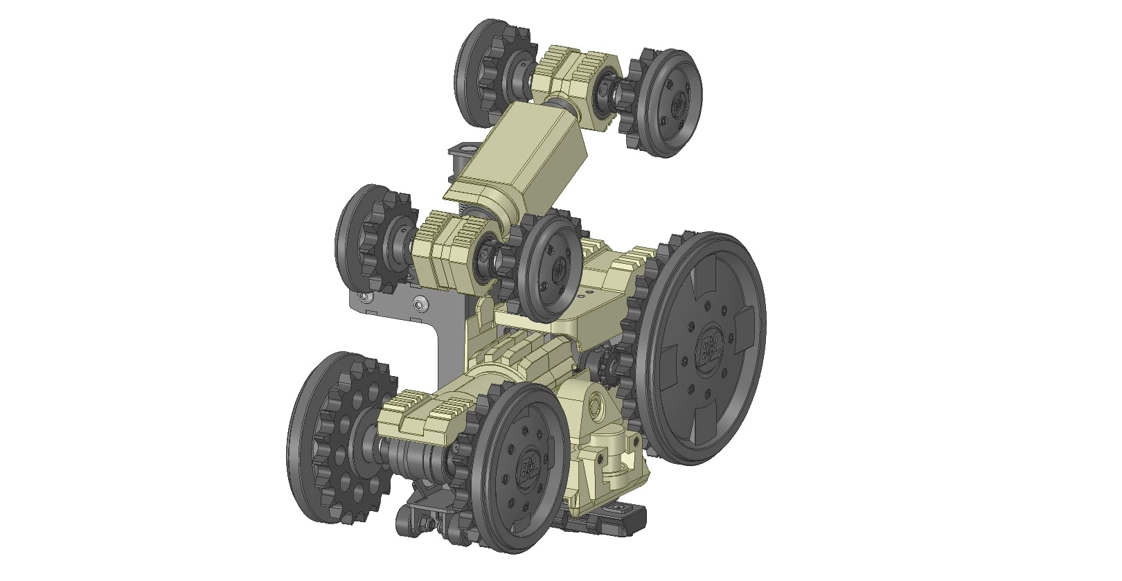 Full Scale Wall-E Track Drive System