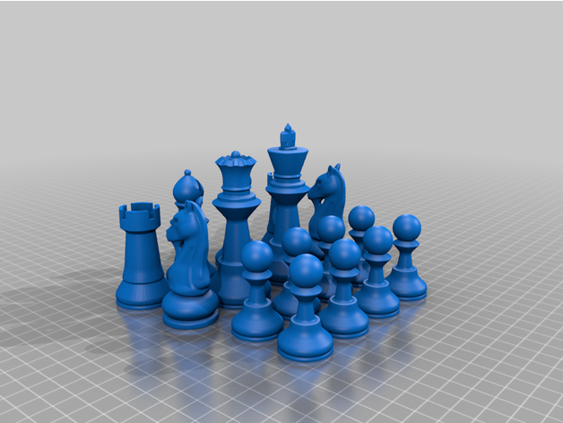 Chess Set Print Friendly