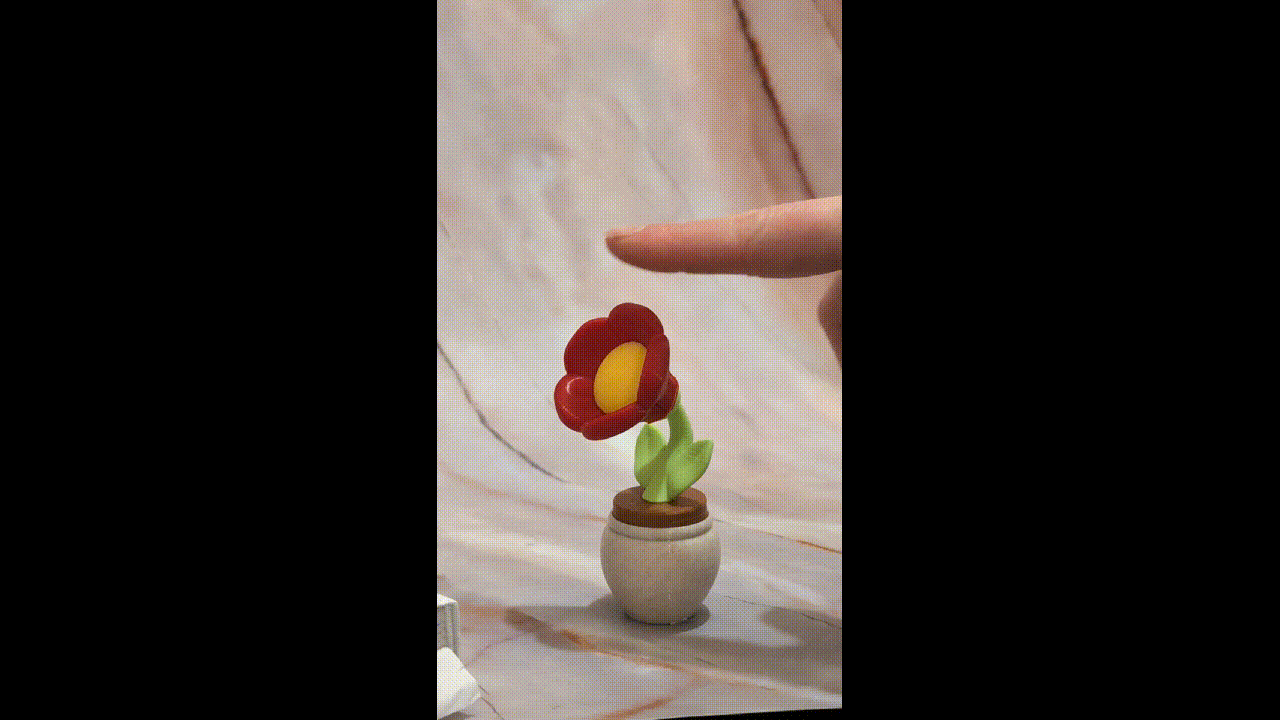 Miniatura 6 do modelo 3D Flower clicker (Table Garden)