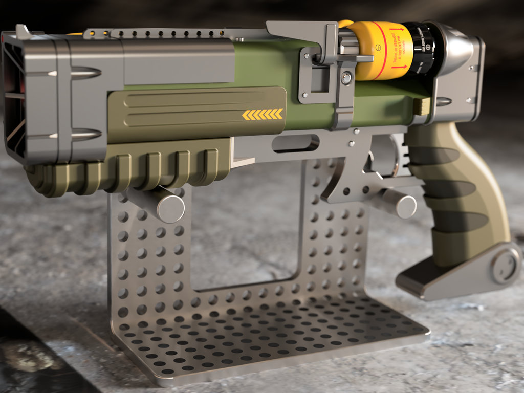 Fallout Laser Pistola Cosplay Prop - Preciso e Facil