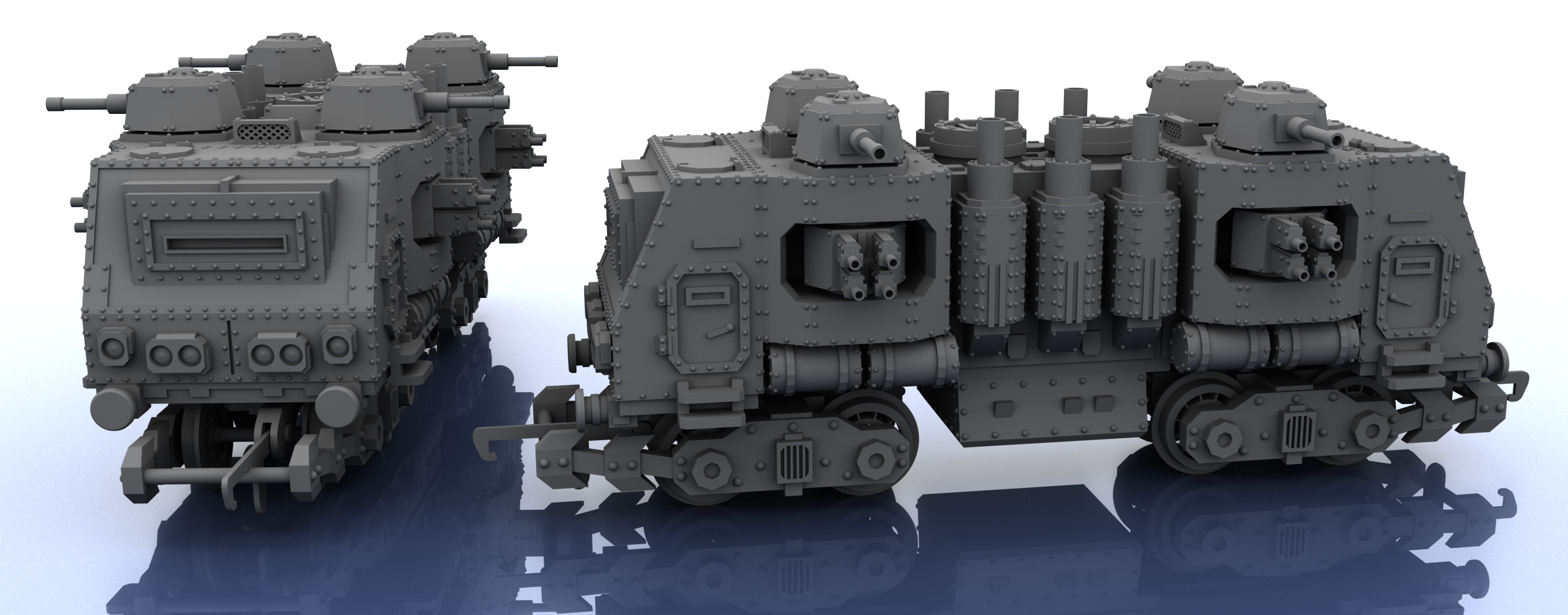 OO Scale Train - Warhammer Style - 2 Segments