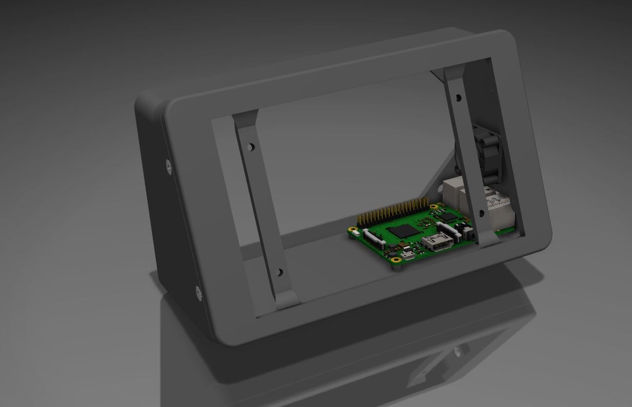 Raspberry Pi Screen / Display Wallmount
