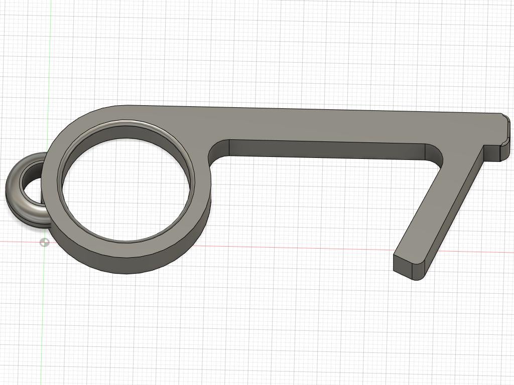 No Touch Key Chain FOB