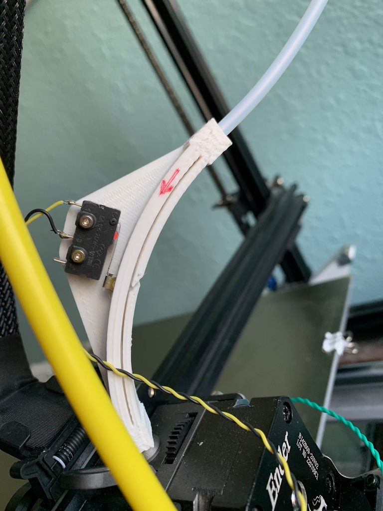 Filament runout & jam/tangle sensor