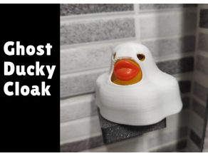 Rubber ducky ghost cloth