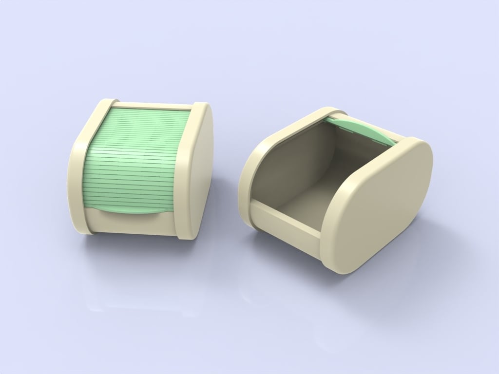 grooved sliding‑lid box