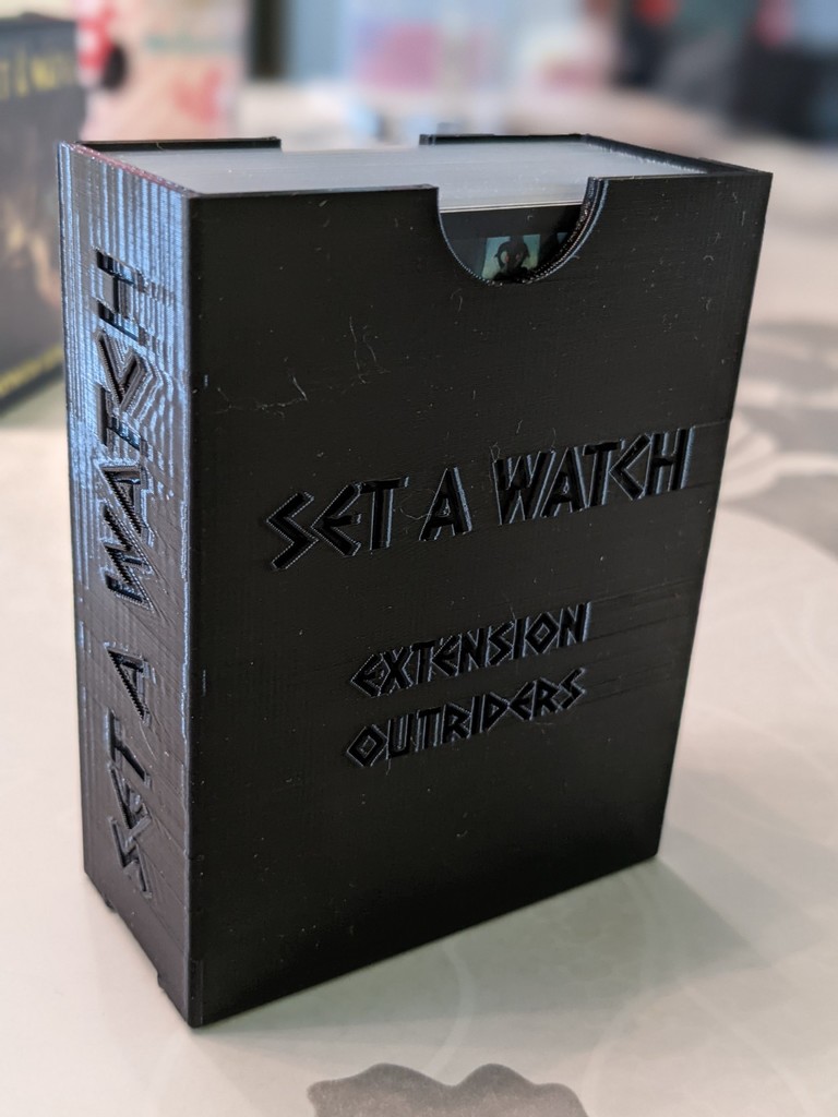 Set A Watch Boardgame - Outriders extension cardbox