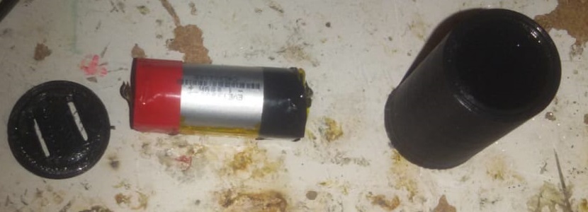 shell for li-ion batteries salvaged from disposable vapes