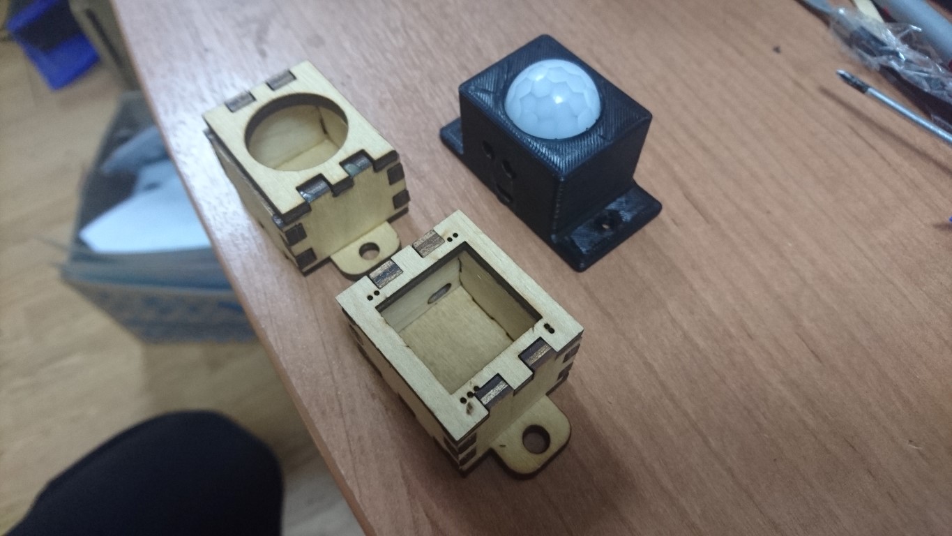 HC-SR501 motion sensor lasercut and print case