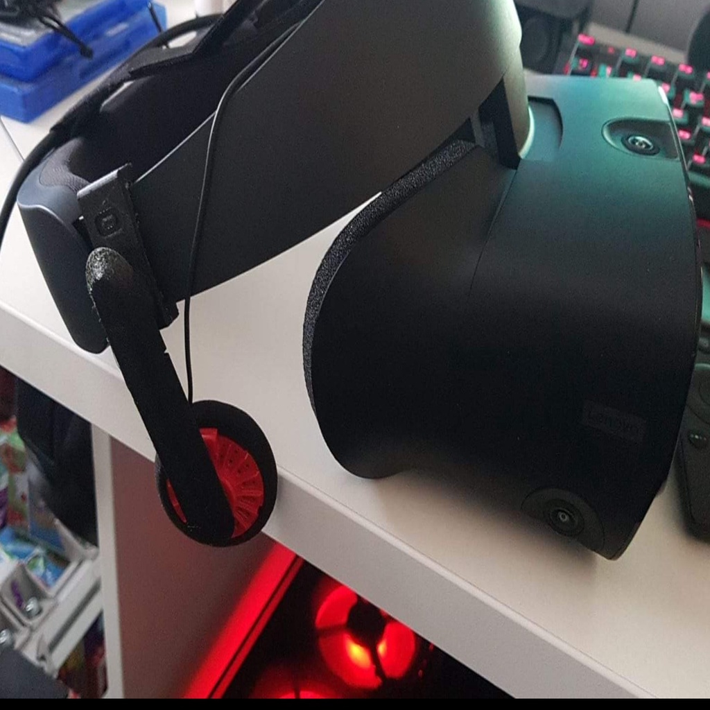 Oculus Rift S headphone mount for Koss Porta Pro Headphones