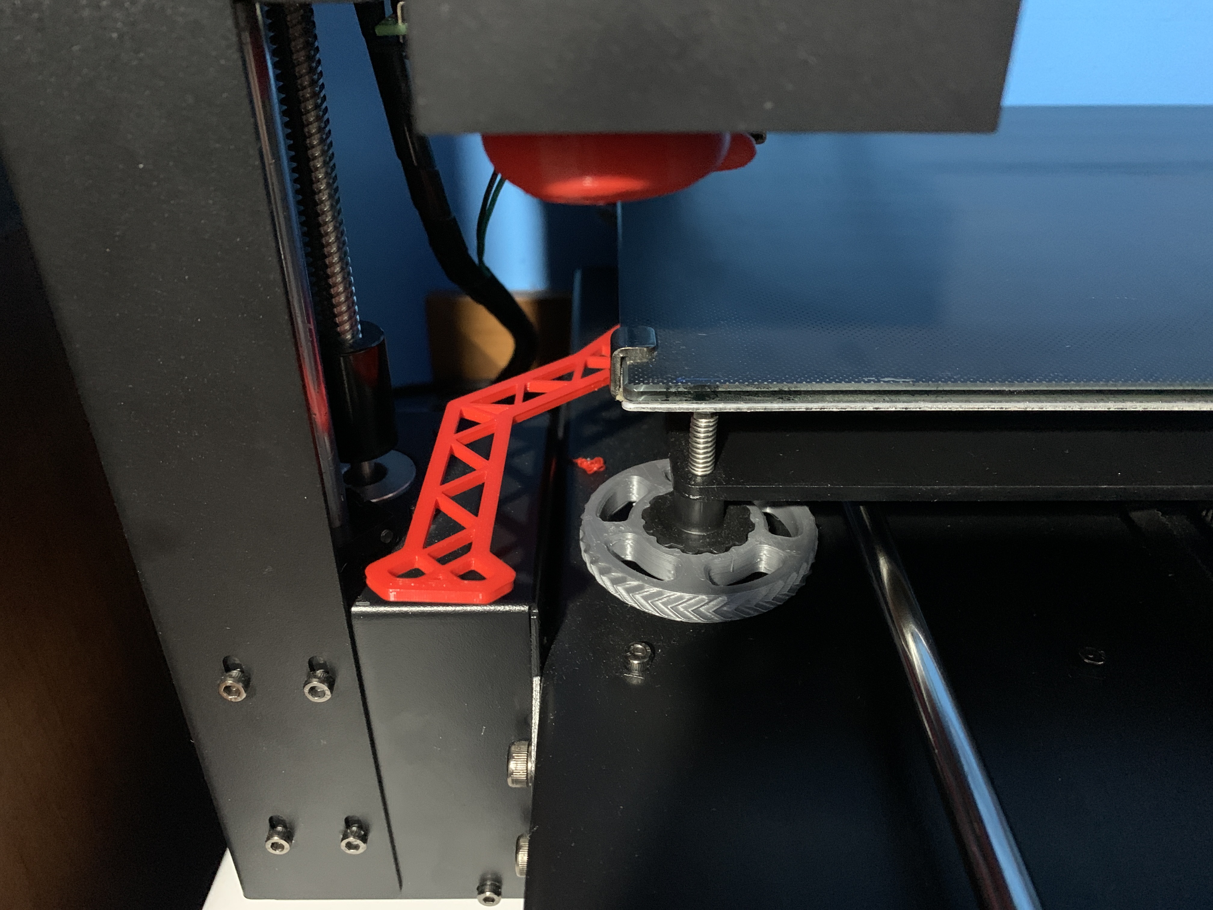 Anycubic (i3) Mega S Hotbed Side Handle (Y-Tensioner compatible)