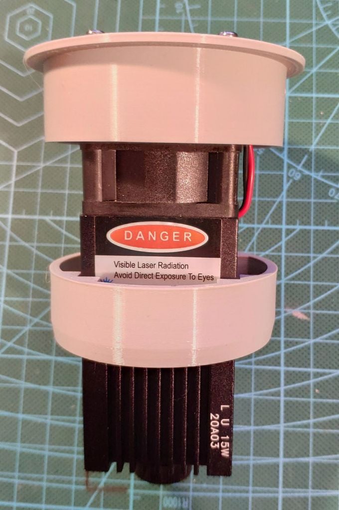 MPCNC 40mm Laser to 65mm holder adapter