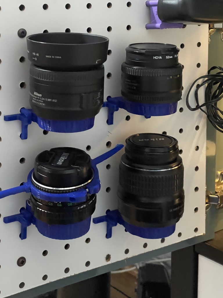 Nikon Pegboard Lens mount